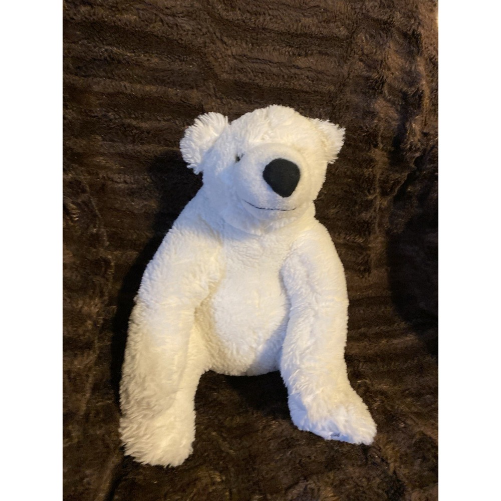 Gund Holt Renfrew 2017 Holiday Collector Bear White Polar Teddy Plush Stuffed